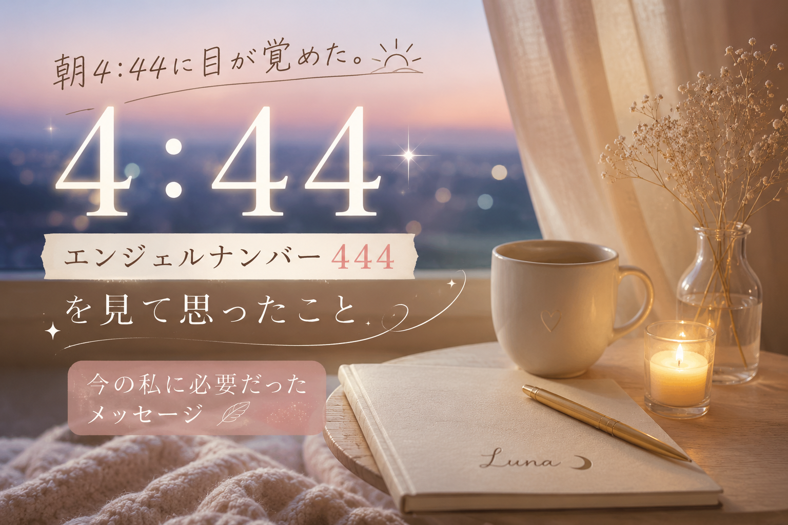 エンジェルナンバー　444 意味