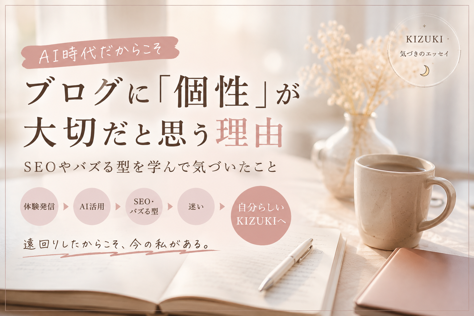 AI ブログ　SEO 個性　理由