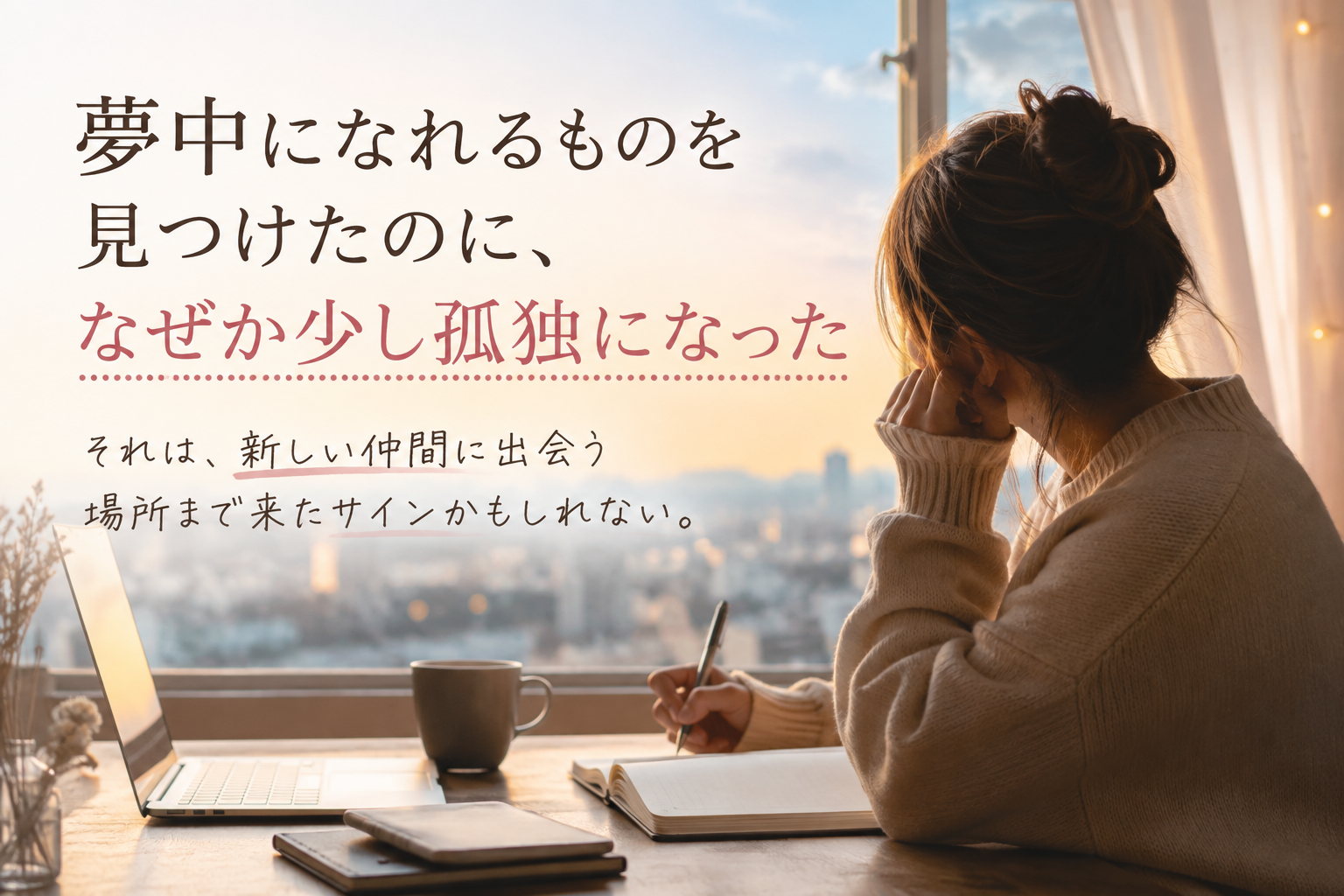夢中になれる　孤独