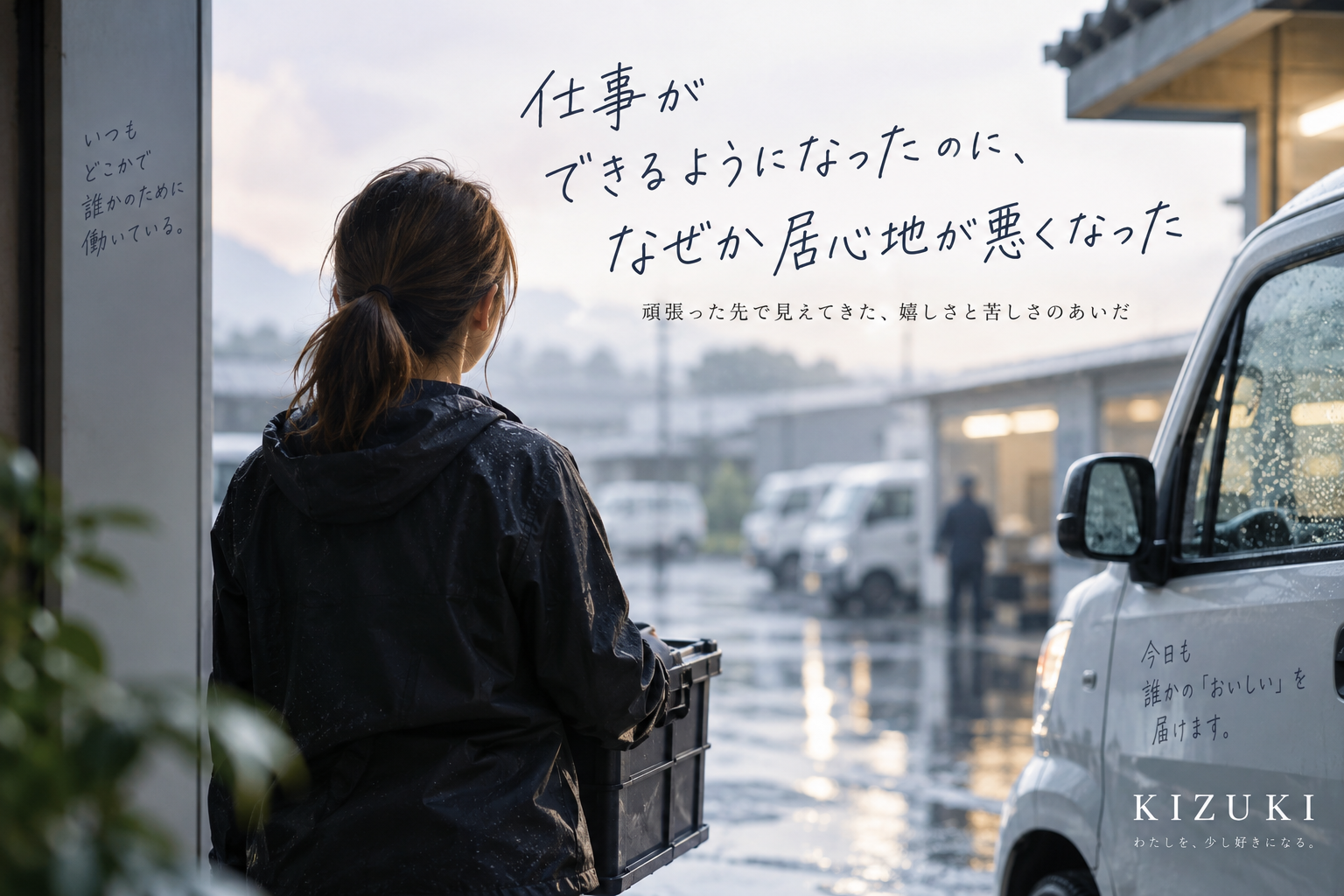 仕事ができるようになった　居心地が悪くなった