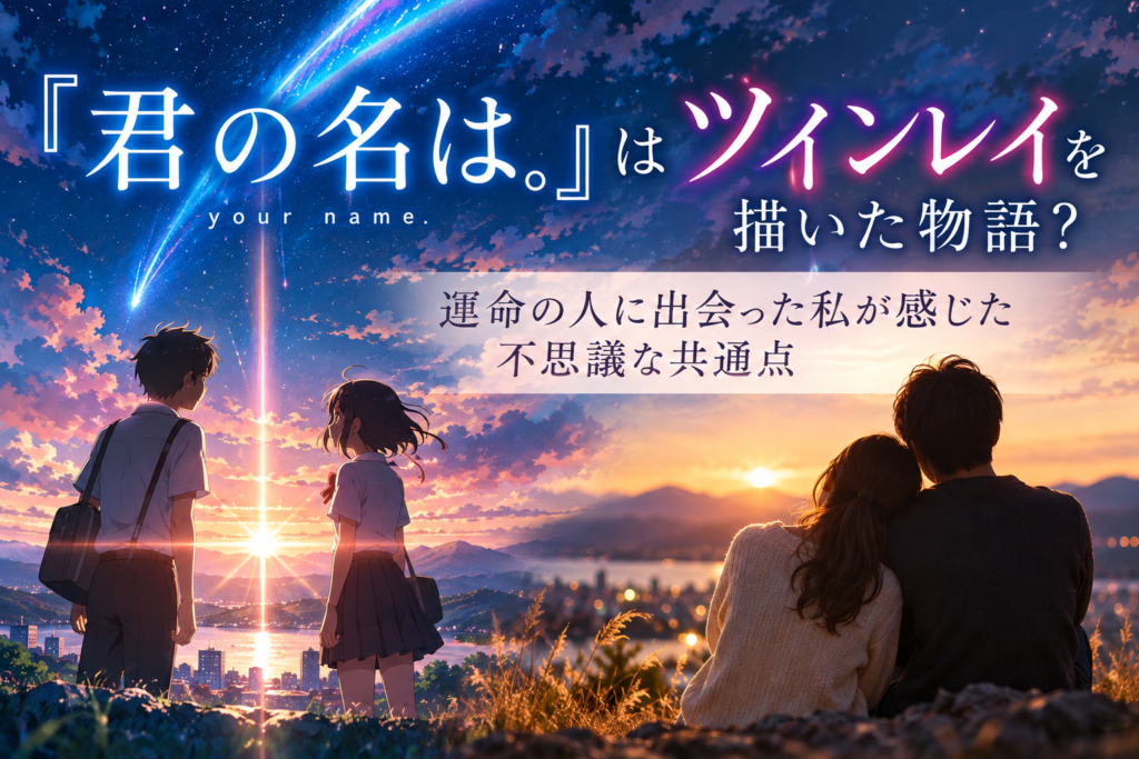 君の名は。　ツインレイ　運命の人